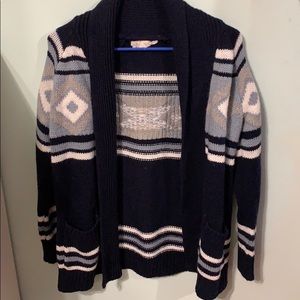 Pink Republic- Patterned Sweater With Pockets